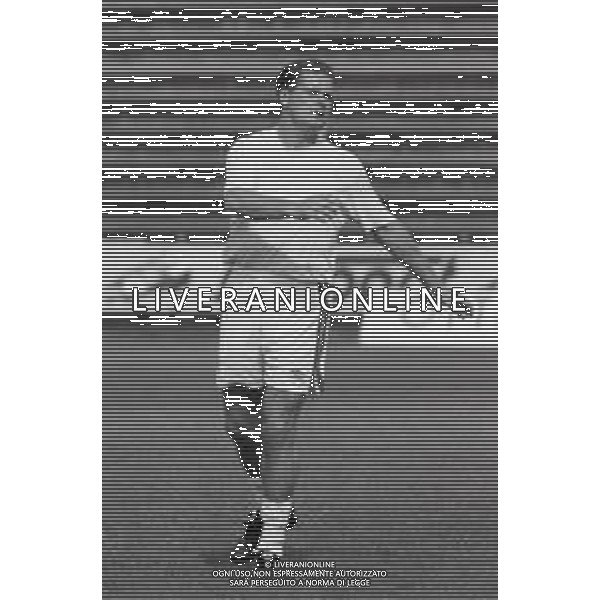 NEG-RETROSPETTIVA PAUL GASCOIGNE CALCIATORE NELLA FOTO PAUL GASCOIGNE CON LA MAGLIA DELLA LAZIO CALCIO NELL\'ANNO 1993-1994 AG ALDO LIVERANI SAS