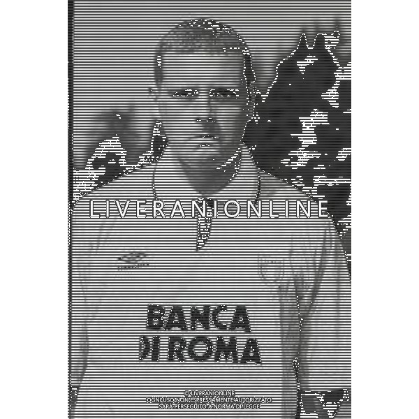 NEG-RETROSPETTIVA PAUL GASCOIGNE CALCIATORE NELLA FOTO PAUL GASCOIGNE CON LA MAGLIA DELLA LAZIO CALCIO NELL\'ANNO 1993-1994 AG ALDO LIVERANI SAS