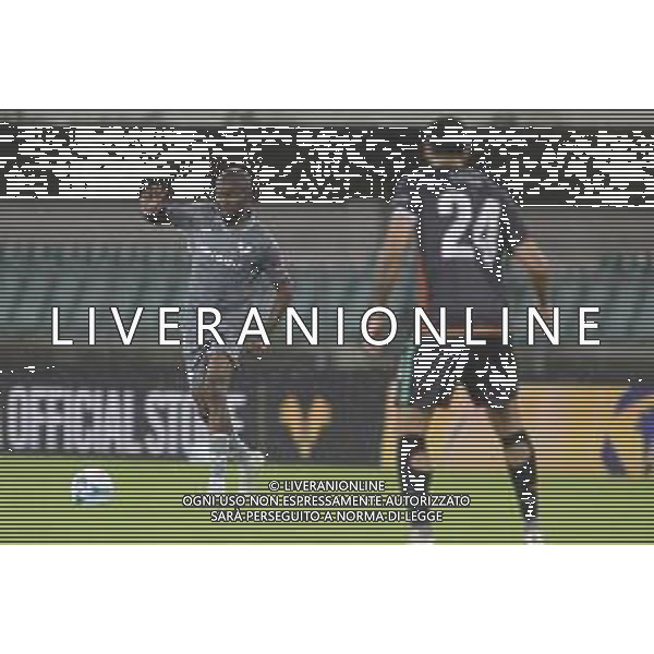 Moatasem Al-Musrati of Hellas Verona FC play the ball during Hellas Verona FC vs Venezia FC, 16° leg of Coppa Italia Frecciarossa 2025-26 game at Marcantonio Bentegodi stadium in Verona (VR), Italy, on September 24, 2025. (Photo by Davide Casentini)- AGENZIA ALDO LIVERANI SAS