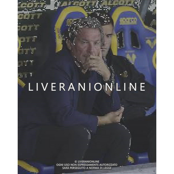 Giovanni Stroppa Head Coach of Venezia FC looks warms up before Hellas Verona FC vs Venezia FC, 16° leg of Coppa Italia Frecciarossa 2025-26 game at Marcantonio Bentegodi stadium in Verona (VR), Italy, on September 24, 2025. (Photo by Davide Casentini)- AGENZIA ALDO LIVERANI SAS