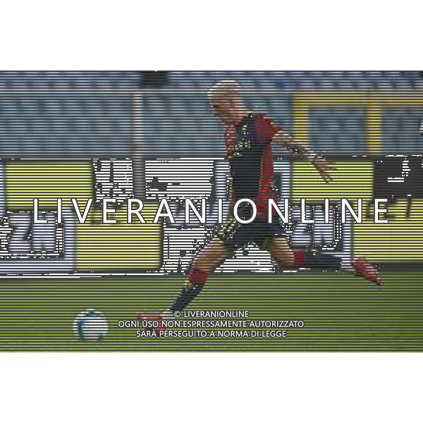 TVRG Genoa vs Empoli nella foto Albert Gronbaek Erlykke (Genoa) Genova 25-09-2025 Stadio Luigi Ferraris - Marassi Genoa vs Empoli Coppa Italia Frecciarossa - sedicesimi di finale foto Roberto Garavaglia/Agenzia Aldo Liverani sas