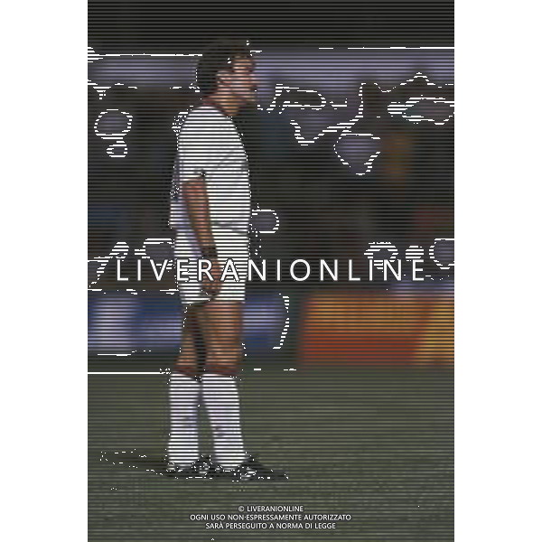 DIAP-RETROSPETTIVA MARTIN VASQUEZ CALCIATORE NELLA FOTO MARTIN VASQUEZ CON LA MAGLIA DEL TORINO CALCIO NELL\'ANNO 1990-1991 AG ALDO LIVERANI SAS