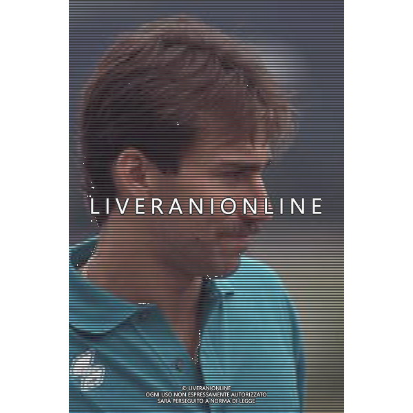 DIAP-RETROSPETTIVA MARTIN VASQUEZ CALCIATORE NELLA FOTO MARTIN VASQUEZ CON LA MAGLIA DEL TORINO CALCIO NELL\'ANNO 1990-1991 AG ALDO LIVERANI SAS