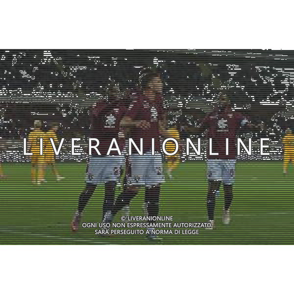 TVMV-Torino 25.09.2025 Stadio Grande Torino @Manuela Viganti/Ag. Aldo Liverani sas Torino vs Pisa Coppa Italia Frecciarossa Sedicesimi di Finale 2025/2026 Nella foto: esultanza torino dopo il gol di cesare casadei ©TVMV Viganti - AGENZIA ALDO LIVERANI SAS