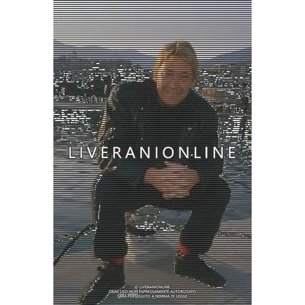 DIAP-RETROSPETTIVA CHRIS REA CANTANTE NELLA FOTO CHRIS REA A SANREMO NELL\'ANNO 1988 AG ALDO LIVERANI SAS