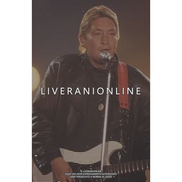 DIAP-RETROSPETTIVA CHRIS REA CANTANTE NELLA FOTO CHRIS REA A SANREMO NELL\'ANNO 1988 AG ALDO LIVERANI SAS