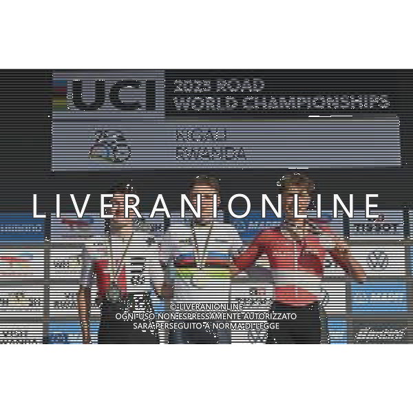 26-09-2025 World Championships U23; 2025, Red Bull - Bora Hansgrohe Development; 2025, Svizzera; 2025, Austria; Finn, Lorenzo Mark; Huber, Jan; Schrettl, Marco; Kigali; ©SIROTTI - AGENZIA ALDO LIVERANI SAS