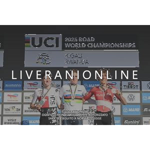 26-09-2025 World Championships U23; 2025, Red Bull - Bora Hansgrohe Development; 2025, Svizzera; 2025, Austria; Finn, Lorenzo Mark; Huber, Jan; Schrettl, Marco; Kigali; ©SIROTTI - AGENZIA ALDO LIVERANI SAS