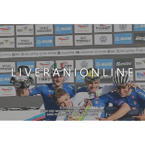 26-09-2025 World Championships U23; 2025, Italia; Finn, Lorenzo Mark; Borgo, Alessandro; Gualdi, Simone; Mattio, Pietro; Kigali; ©SIROTTI - AGENZIA ALDO LIVERANI SAS