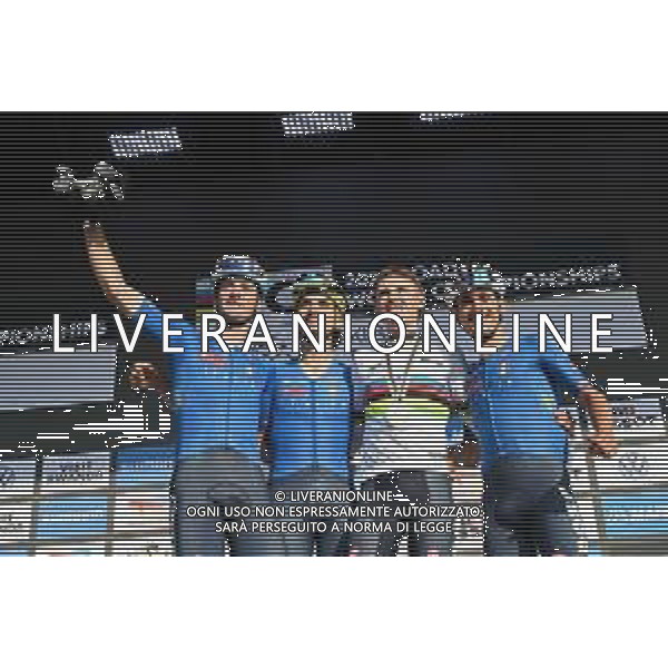 26-09-2025 World Championships U23; 2025, Italia; Finn, Lorenzo Mark; Borgo, Alessandro; Gualdi, Simone; Mattio, Pietro; Kigali; ©SIROTTI - AGENZIA ALDO LIVERANI SAS