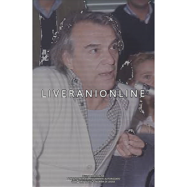 DIAP-RETROSPETTIVA GIORGIO ALBERTAZZI ATTORE NELLA FOTO GIORGIO ALBERTAZZI IN TERRAZZA MARTINI A MILANO AG ALDO LIVERANI SAS