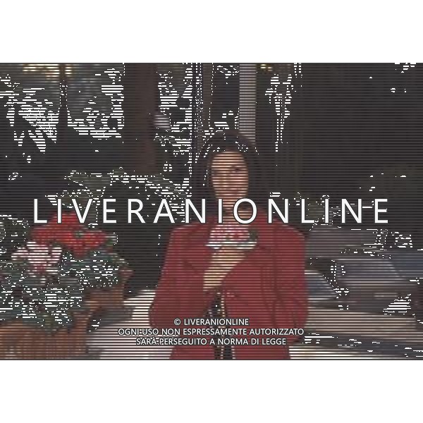 DIAP-RETROSPETTIVA LAURA PAUSINI CANTANTE NELLA FOTO LAURA PAUSINI A SANREMO NELL\'ANNO 1994 AG ALDO LIVERANI SAS