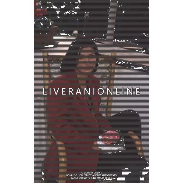DIAP-RETROSPETTIVA LAURA PAUSINI CANTANTE NELLA FOTO LAURA PAUSINI A SANREMO NELL\'ANNO 1994 AG ALDO LIVERANI SAS