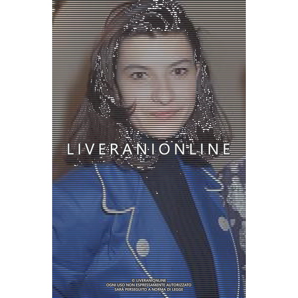 DIAP-RETROSPETTIVA LAURA PAUSINI CANTANTE NELLA FOTO LAURA PAUSINI A SANREMO NELL\'ANNO 1994 AG ALDO LIVERANI SAS