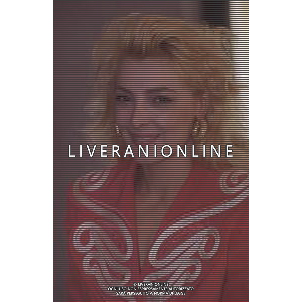DIAP-RETROSPETTIVA ALESSANDRA CANALE ANNUNCIATRICE TELEVISIVA E CONDUTTRICE TELEVISIVA NELLA FOTO ALESSANDRA CANALE NELL\'ANNO 1995 AG ALDO LIVERANI SAS