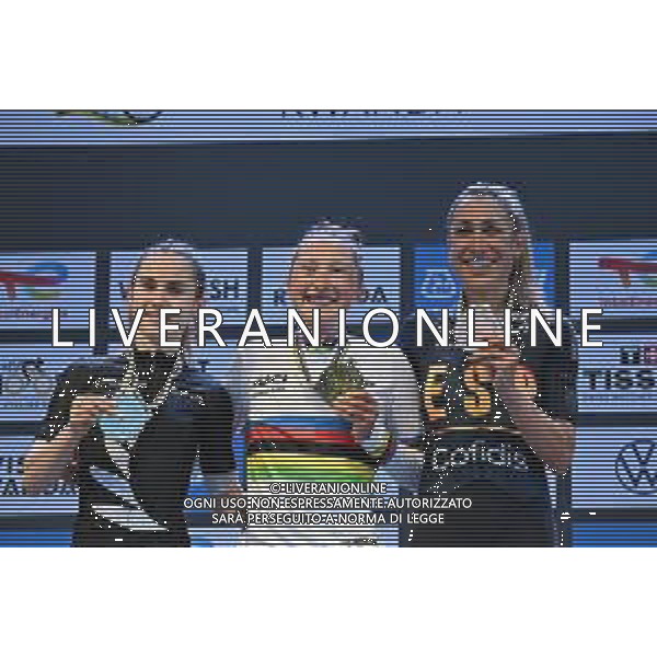 27-09-2025 World Championships Elite Women; 2025, Canada; 2025, New Zealand; 2025, Spain; Vallieres Mill, Magdeline; Fisher Black, Niamh; Garcia, Mavi; Kigali; foto stefano sirotti-ag aldo liverani sas