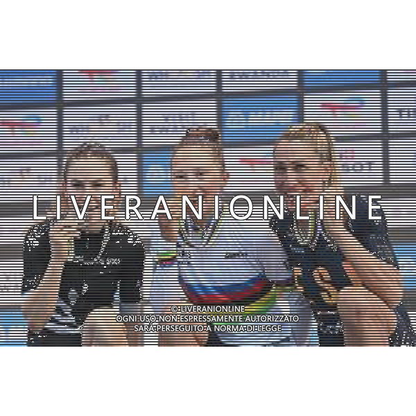 27-09-2025 World Championships Elite Women; 2025, Canada; 2025, New Zealand; 2025, Spain; Vallieres Mill, Magdeline; Fisher Black, Niamh; Garcia, Mavi; Kigali; foto stefano sirotti-ag aldo liverani sas