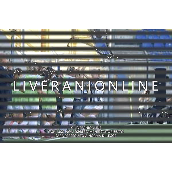 27 09 2025 - Castellammare di Stabia. Stadio Romeo Menti. Finale Serie A Women\'s Cup. Juventus-Roma Nella foto esultanza di Amalie Vangsgaard dopo il gol dell\'1-0 Foto Giuseppe Cuozzo/Agenzia Liverani