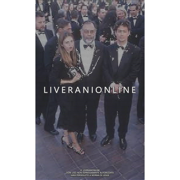 DIAP-RETROSPETTIVA FRANCIS FORD COPPOLA REGISTA NELLA FOTO FRANCIS FORD COPPOLA A CANNES NELL\'ANNO 1996 AG ALDO LIVERANI SAS
