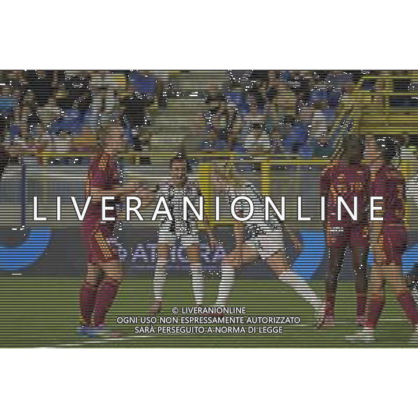 27 09 2025 - Castellammare di Stabia. Stadio Romeo Menti. Finale Serie A Women\'s Cup. Juventus-Roma Nella foto esultanza di Amelie Vangsgaard dopo gol 3-2 Foto Giuseppe Cuozzo/Agenzia Liverani