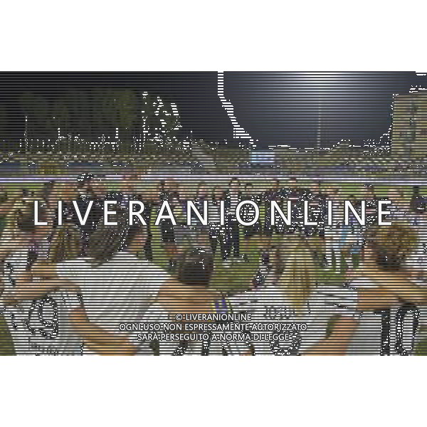 27 09 2025 - Castellammare di Stabia. Stadio Romeo Menti. Finale Serie A Women\'s Cup. Juventus-Roma Nella foto premiazione primo posto Juventus Foto Giuseppe Cuozzo/Agenzia Liverani