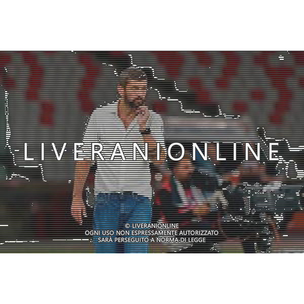 TVEM September 27, 2025 Bari, Italy - SSC Bari vs UC Sampdoria - Italian Soccer Serie B 2025/2026 - San Nicola Stadium. In the pic: coach Massimo Donati of UC Sampdoria foto emmanuele mastrodonato-ag aldo liverani sas
