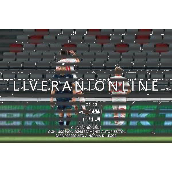 TVEM September 27, 2025 Bari, Italy - SSC Bari vs UC Sampdoria - Italian Soccer Serie B 2025/2026 - San Nicola Stadium. In the pic: Gabriele Moncini of SSC Bari celebrates after scoring a goal foto emmanuele mastrodonato-ag aldo liverani sas