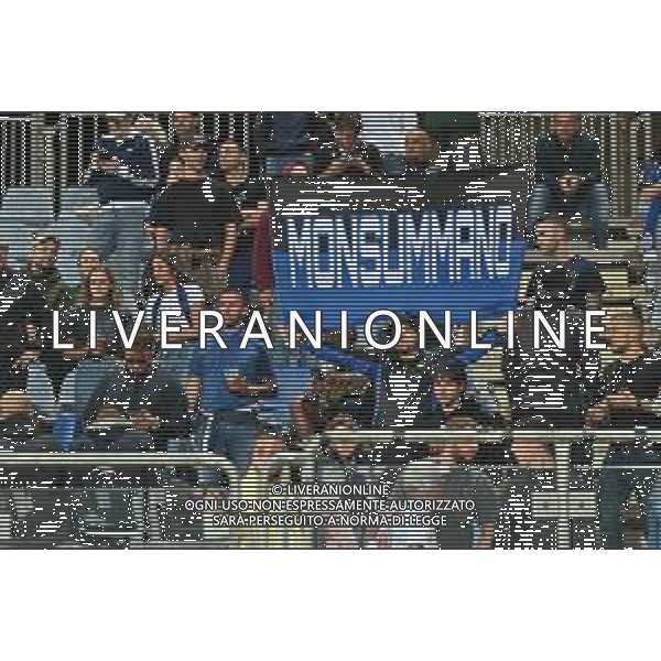 27-9-2025. Cagliari calcio-Inter F.C. 5¬∞ giornta serie A 2025/2026, campionato calcio Italia, stadio Unipol Domus Cagliari. Foto Salvatore Moi/Agenzia Aldo Liverani s.as. Nella foto: Tifosi Inter nel settore ospiti vdello stadio Unipol Domus di Cagliari