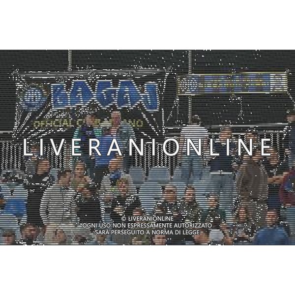 27-9-2025. Cagliari calcio-Inter F.C. 5¬∞ giornta serie A 2025/2026, campionato calcio Italia, stadio Unipol Domus Cagliari. Foto Salvatore Moi/Agenzia Aldo Liverani s.as. Nella foto: Tifosi Inter nel settore ospiti vdello stadio Unipol Domus di Cagliari