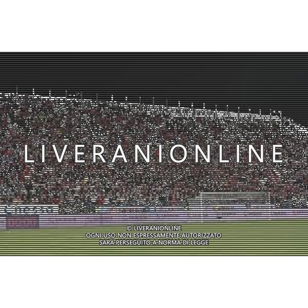 27-9-2025. Cagliari calcio-Inter F.C. 5° giornta serie A 2025/2026, campionato calcio Italia, stadio Unipol Domus Cagliari. Foto Salvatore Moi/Agenzia Aldo Liverani s.as. Nella foto: Sconvolts, tifosi Cagliari nella curva nord dello stadio Unipol Domus di Cagliari