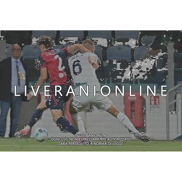 27-9-2025. Cagliari calcio-Inter F.C. 5¬∞ giornta serie A 2025/2026, campionato calcio Italia, stadio Unipol Domus Cagliari. Foto Salvatore Moi/Agenzia Aldo Liverani s.as. Nella foto: Davide Veroli Cagliari, Stefan de Vrij Inter