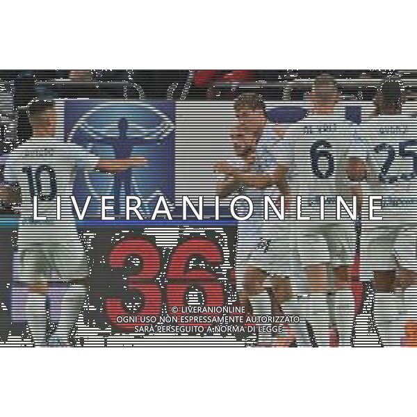 27-9-2025. Cagliari calcio-Inter F.C. 5¬∞ giornta serie A 2025/2026, campionato calcio Italia, stadio Unipol Domus Cagliari. Foto Salvatore Moi/Agenzia Aldo Liverani s.as. Nella foto: Gol Inter in trasferta allo stadio Unipol Domus contro Cagliari. Segna: Pio Esposito Inter