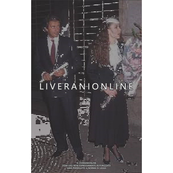 DIAP-RETROSPETTIVA ELEONORA BRIGLIADORI PRESENTATRICE TELEVISIVA NELLA FOTO ELEONORA BRIGLIADORI NELL\'ANNO 1985 CON IL MARITO AG ALDO LIVERANI SAS