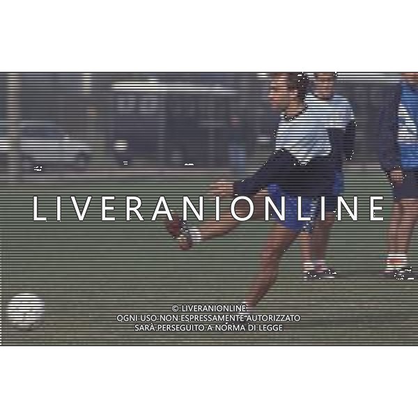 DIAP-RETROSPETTIVA MARTIN VASQUEZ CALCIATORE NELLA FOTO MARTIN VASQUEZ CON LA MAGLIA DEL REAL MADRID AG ALDO LIVERANI SAS