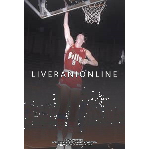 DIAP-1980-1981 CAMPIONATO DI BASKET SERIE A1 SINUDYNE BOLOGNA-BILLY MILANO NELLA FOTO VITTORIO FERRACINI AG ALDO LIVERANI SAS