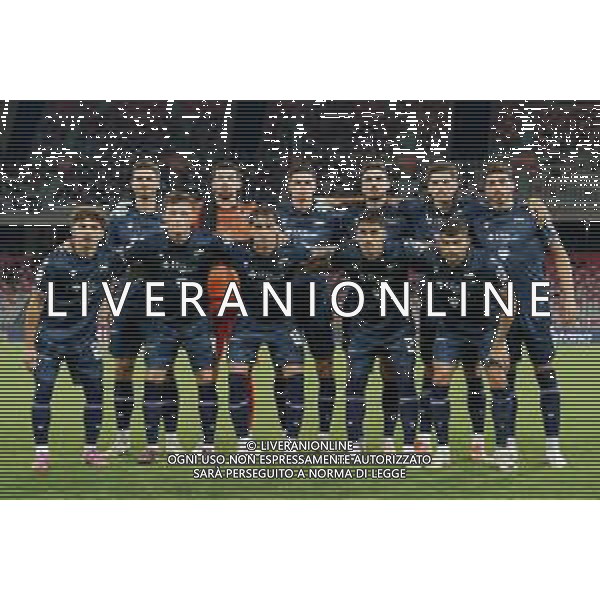 TVEM September 27, 2025 Bari, Italy - SSC Bari vs UC Sampdoria - Italian Soccer Serie B 2025/2026 - San Nicola Stadium. In the pic: UC Sampdoria team line up foto emmanuele mastrodonato-ag aldo liverani sas