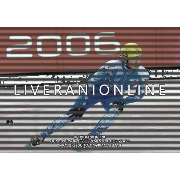 TORINO 22/02/2006 XX OLIMPIADI INVERNALI SHORT TRACK 500 M MASCHILI NELLA FOTO SERRA ROBERTO PH GIGI ARCAINI/AG.ALDO LIVERANI