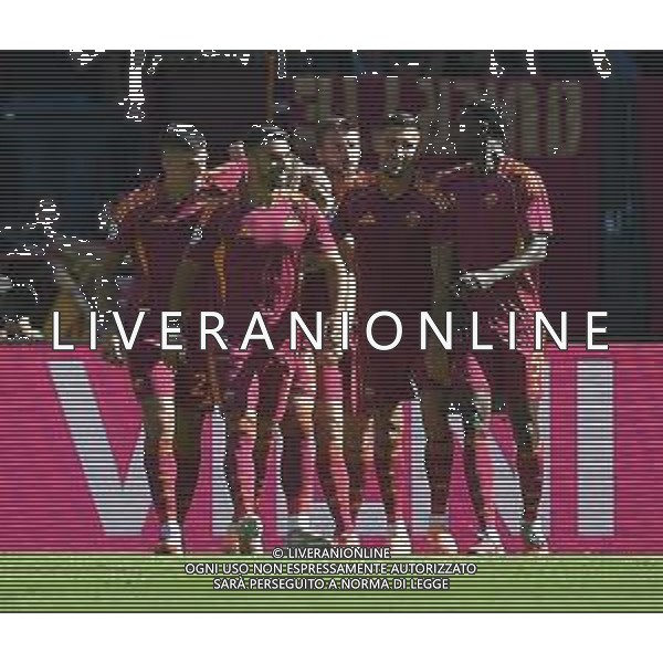 Roma vs Hellas Verona Campionato Serie A Enilive - 5 Giornata Stadio Olimpico - Roma 28-09-2025 nella foto Esultanza Roma dopo Gol Dovbyk Foto Federico Gaetano - ag Aldo liverani ©Federico Gaetano - AGENZIA ALDO LIVERANI SAS
