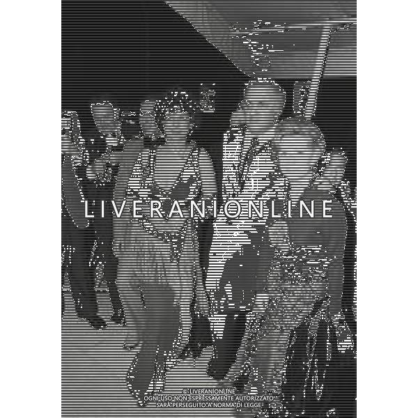 NEG-Federico Fellini regista, sceneggiatore, scrittore e fumettista italiano - Retrospettiva nella foto con la moglie Giulietta Masina e Magali Noel a Cannes 1974 © Archivio / AGENZIA ALDO LIVERANI SAS