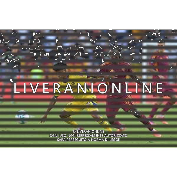 Roma vs Hellas Verona Campionato Serie A Enilive - 5 Giornata Stadio Olimpico - Roma 28-09-2025 nella foto Orban e Kone’ Foto Federico Gaetano - ag Aldo liverani ©Federico Gaetano - AGENZIA ALDO LIVERANI SAS
