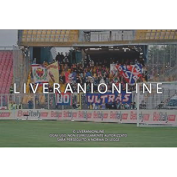 TVEM September 28, 2025 Lecce, Italy - US Lecce vs Bologna FC - Italian soccer serie A 2025/26 - Via Del Mare Stadium. In the pic: Tifosi - Supporters of Bologna FC ©TVEM Mastrodonato Emmanuele - AGENZIA ALDO LIVERANI SAS