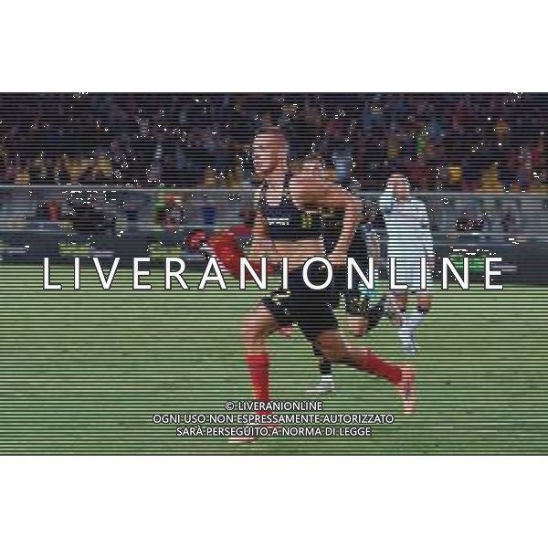 TVEM September 28, 2025 Lecce, Italy - US Lecce vs Bologna FC - Italian soccer serie A 2025/26 - Via Del Mare Stadium. In the pic: Francesco Camarda of US Lecce celebrates after scoring a goal ©TVEM Emmanuele Mastrodonato - AGENZIA ALDO LIVERANI SAS