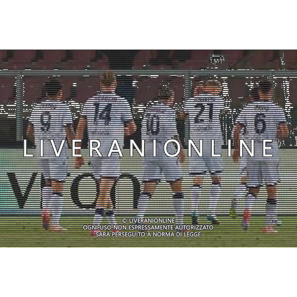 TVEM September 28, 2025 Lecce, Italy - US Lecce vs Bologna FC - Italian soccer serie A 2025/26 - Via Del Mare Stadium. In the pic: Jens Odgaard of Bologna FC celebrates after scoring a goal with teammates ©TVEM Emmanuele Mastrodonato - AGENZIA ALDO LIVERANI SAS