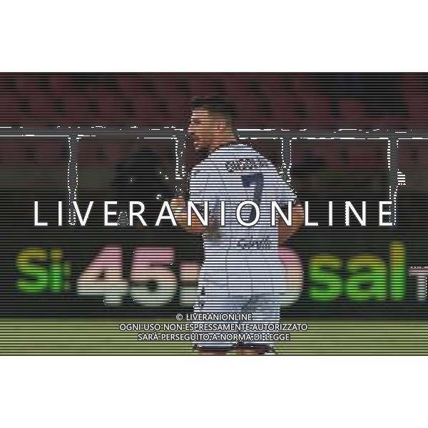 TVEM September 28, 2025 Lecce, Italy - US Lecce vs Bologna FC - Italian soccer serie A 2025/26 - Via Del Mare Stadium. In the pic: Riccardo Orsolini of Bologna FC celebrates after scoring a goal ©TVEM Emmanuele Mastrodonato - AGENZIA ALDO LIVERANI SAS