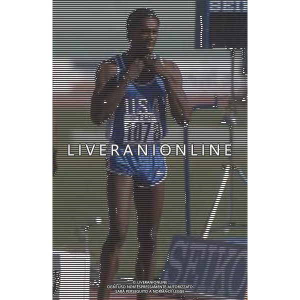 DIAP-RETROSPETTIVA HARRY LEE REYNOLDS ATLETA NELLA FOTO HARRY LEE REYNOLDS AI MONDIALI DI ATLETICA A ROMA NELL\'ANNO 1987 AG ALDO LIVERANI SAS