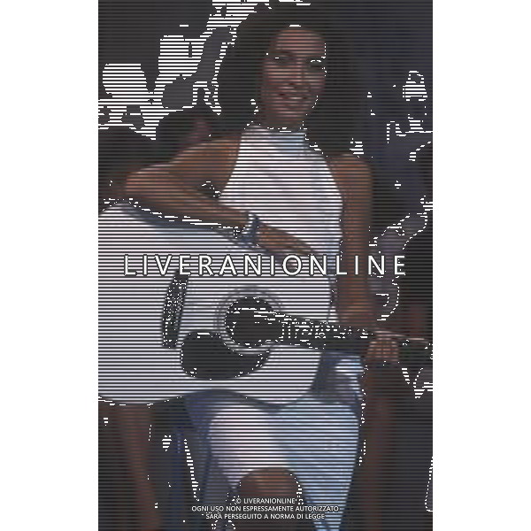 DIAP-RETROSPETTIVA GRAZIA DI MICHELE CANTANTE NELLA FOTO GRAZIA DI MICHELE NELL\'ANNO 1987 AG ALDO LIVERANI SAS