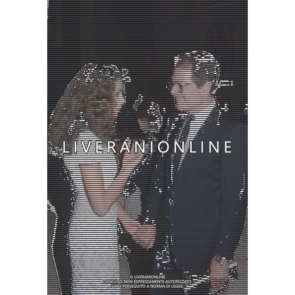 DIAP-RETROSPETTIVA ELEONORA BRIGLIADORI PRESENTATRICE TELEVISIVA NELLA FOTO ELEONORA BRIGLIADORI CON SERGIO FANTONI NELL\'ANNO 1987 AG ALDO LIVERANI SAS