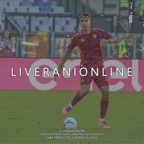 Gianluca Mancini of AS Roma play the ball during AS Roma vs Hellas Verona FC, 5° Serie A Enilive 2025-26 game at Olimpic stadium in Roma (RM), Italy, on September 28, 2025. (Photo by Davide Casentini) AG ALDO LIVERANI SAS