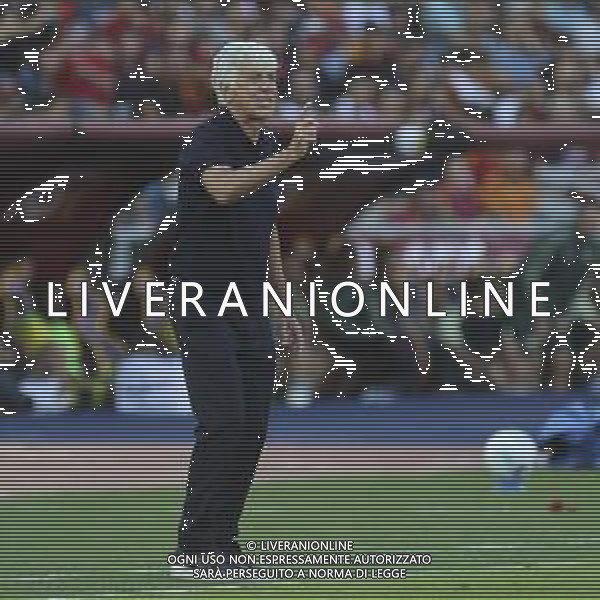 Gian Piero Gasperini Head Coach of AS Roma gestures during AS Roma vs Hellas Verona FC, 5° Serie A Enilive 2025-26 game at Olimpic stadium in Roma (RM), Italy, on September 28, 2025. (Photo by Davide Casentini) AG ALDO LIVERANI SAS