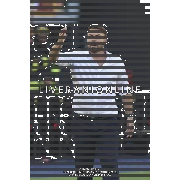 Paolo Zanetti Head Coach of Hellas Verona FC during AS Roma vs Hellas Verona FC, 5° Serie A Enilive 2025-26 game at Olimpic stadium in Roma (RM), Italy, on September 28, 2025. (Photo by Davide Casentini) AG ALDO LIVERANI SAS
